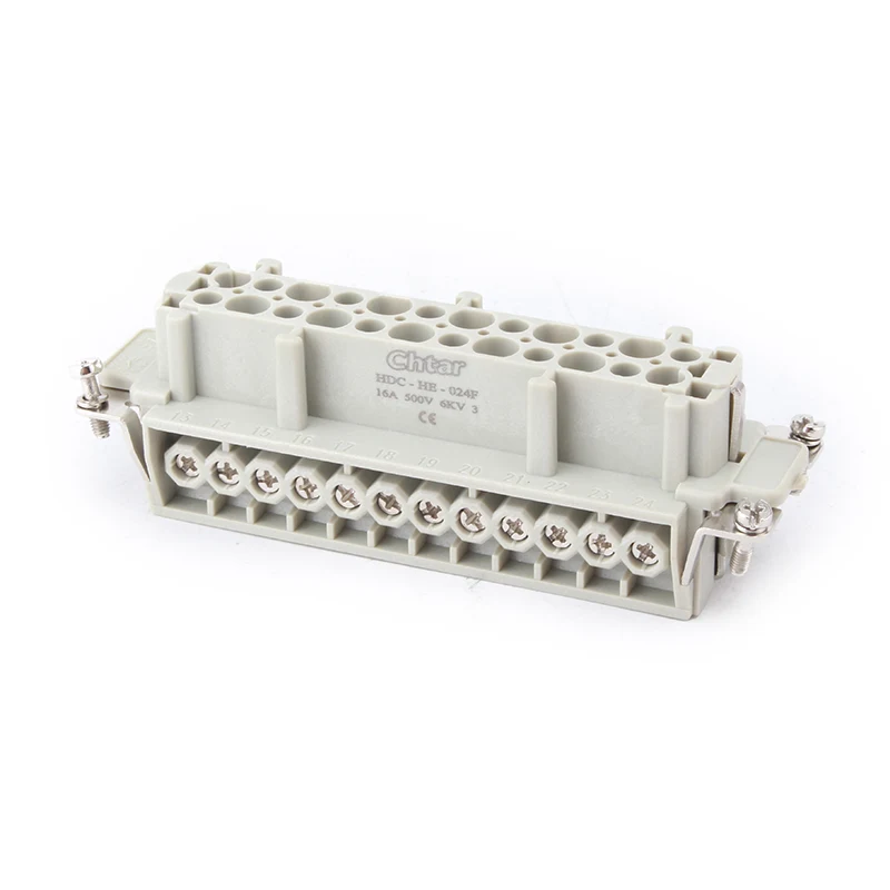 M/F 24 Pin Insert Heavy Duty Connector