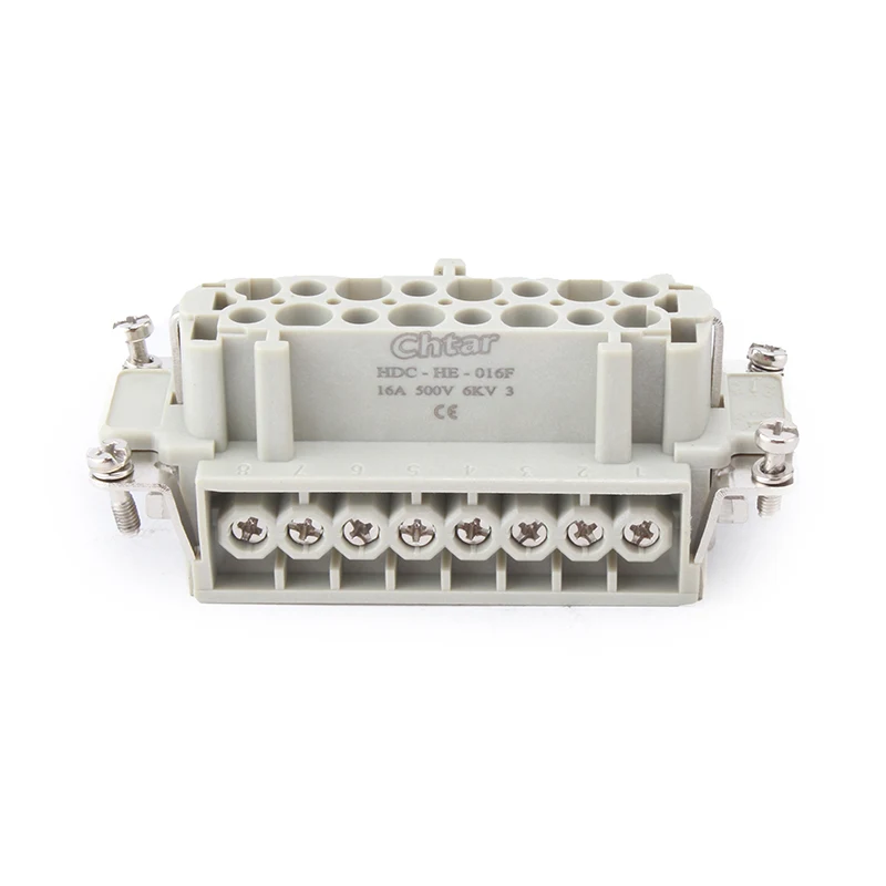 Connecteur robuste à insertion M/F à 16 broches